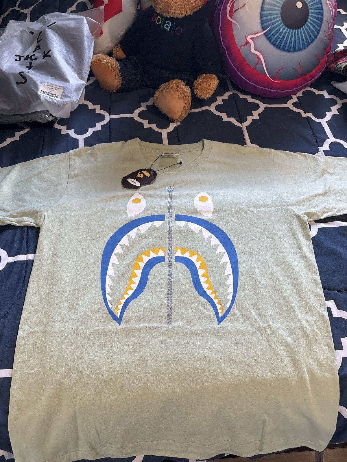 Bape Tee Size L Hoodie, Sweatshirt | FlexRushtees.com