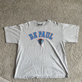 Vintage 90s Depaul Blue Demons College Tee Hoodie, Sweatshirt | FlexRushtees.com