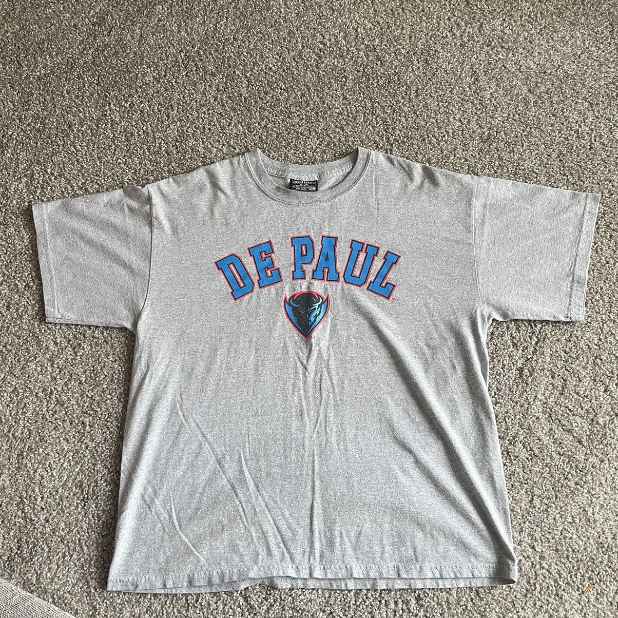 Vintage 90s Depaul Blue Demons College Tee Hoodie, Sweatshirt | FlexRushtees.com