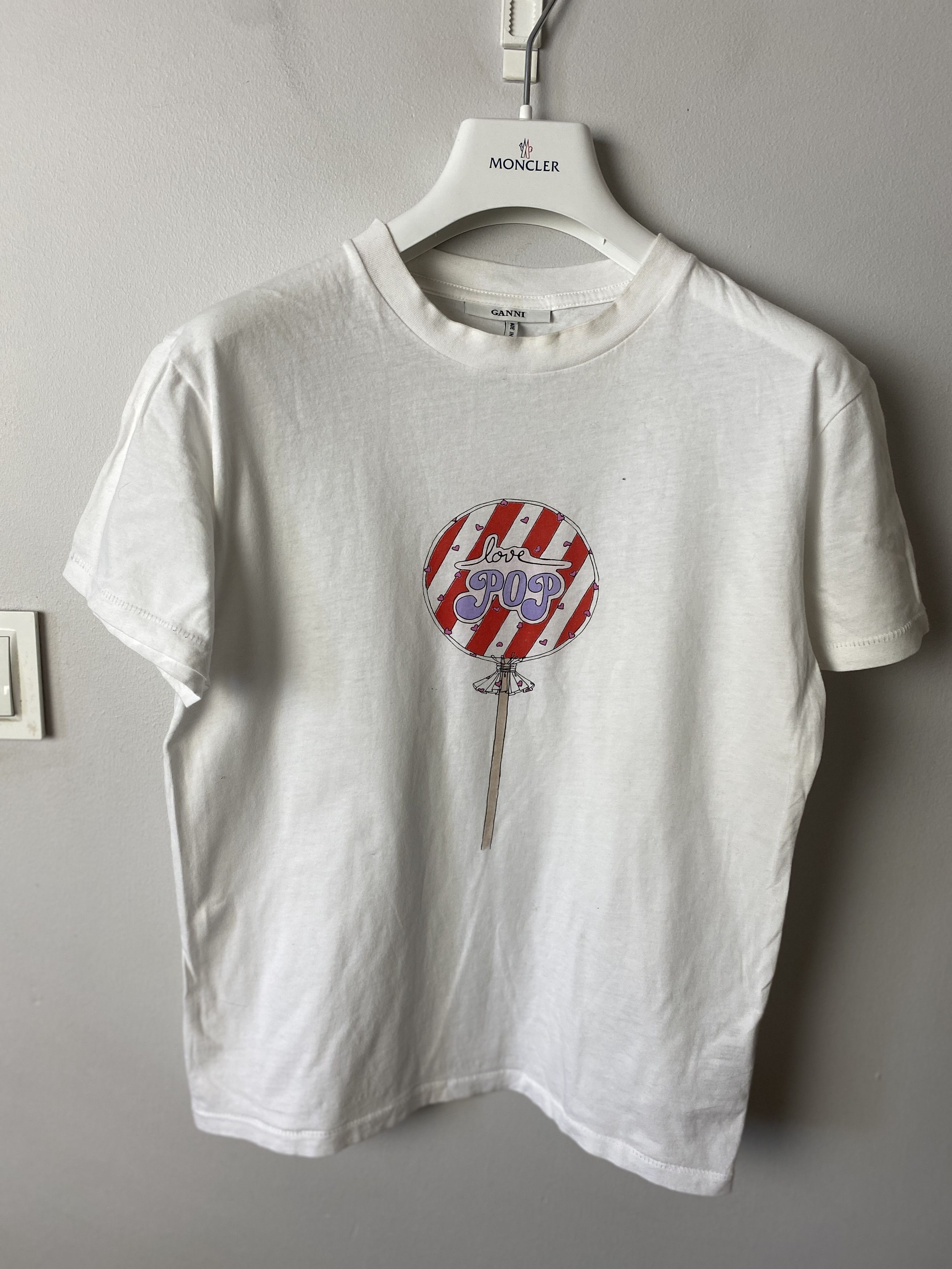 Ganni Love Pop Printed T Shirt Tee Hoodie, Sweatshirt | FlexRushtees.com