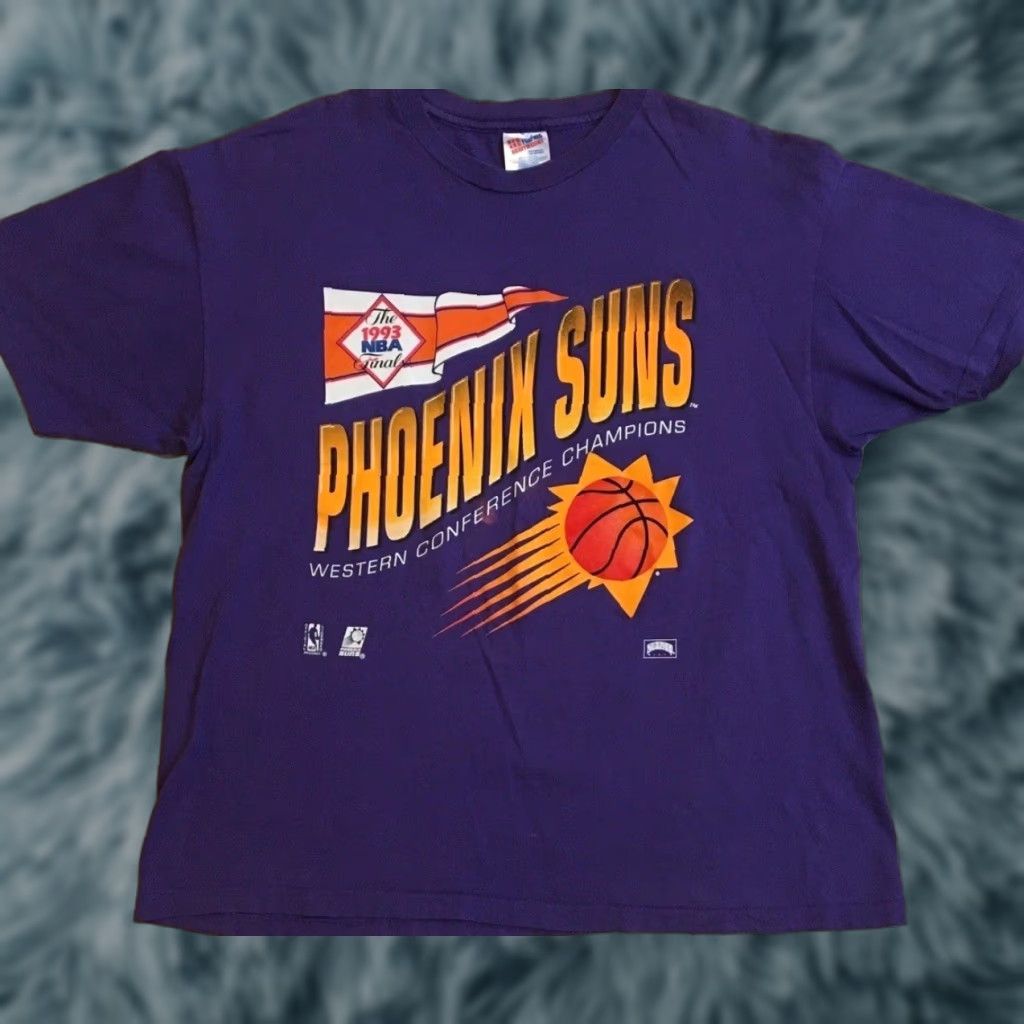 Vintage 90s Phoenix Suns Conference Champions Shirt Xl Purple Grunge Charles Barkley Nba Spo Hoodie, Sweatshirt