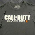Vintage Call Of Duty Black Ops Ii T Shirt Men Xl Black Graphic Print Crew Neck Short Sleeve