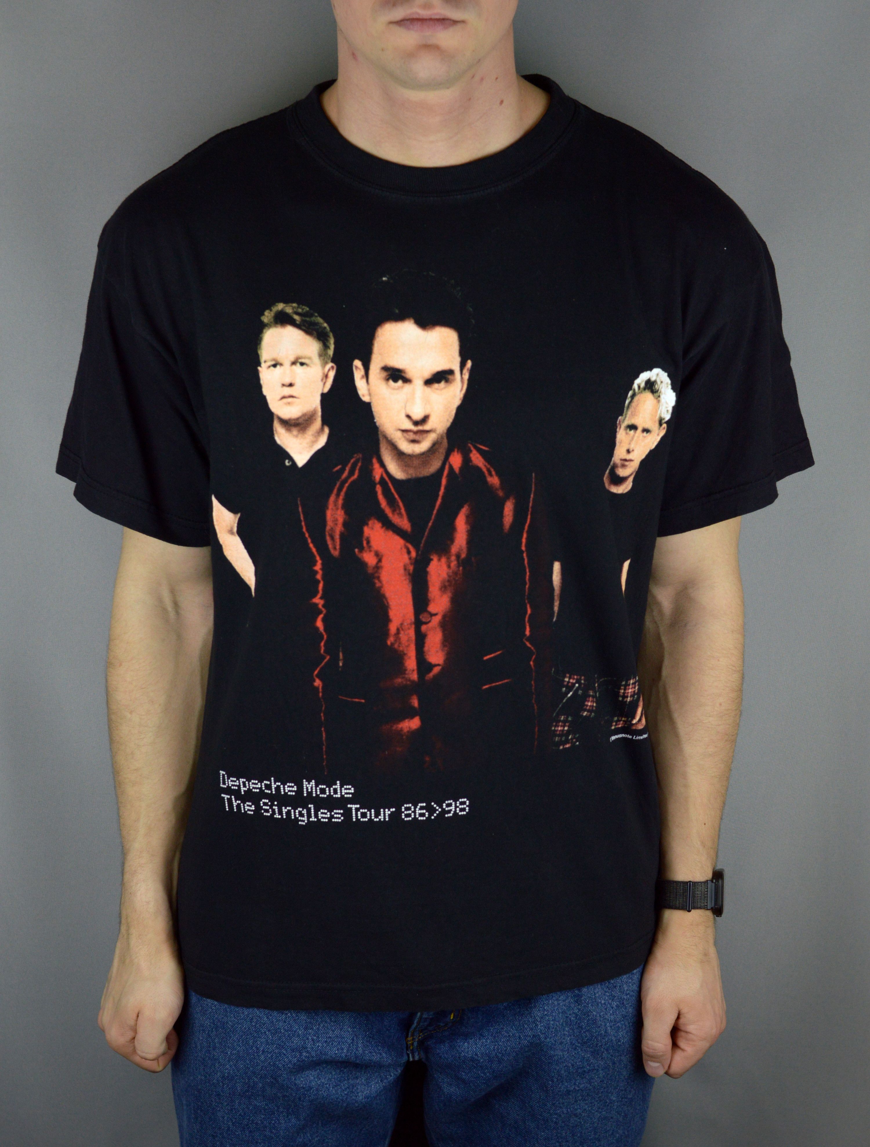 Vintage Depeche Mode The Singles Tour 1998 T Shirt Hoodie, Sweatshirt | FlexRushtees.com