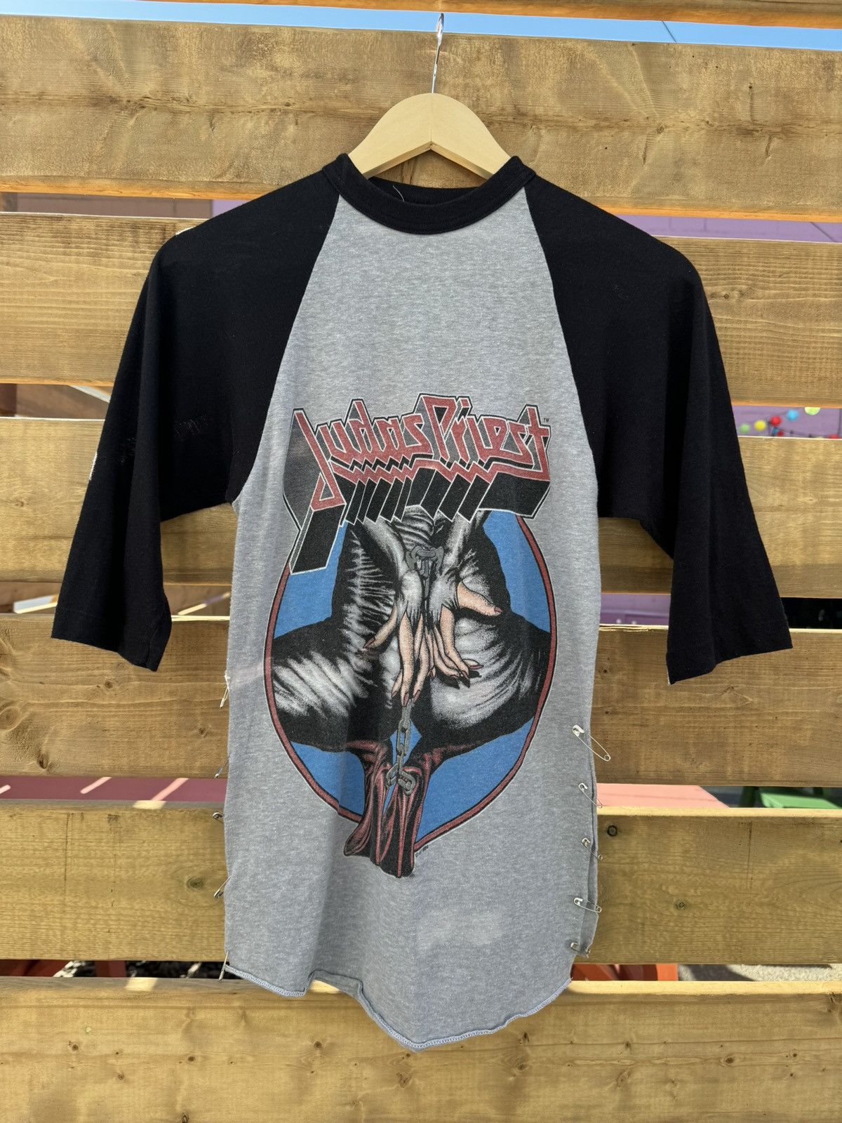 Judas Priest X Vintage 1984 Judas Priest Tour Ragland Shirt Rare Vintage Rock Music Hoodie, Sweatshirt | FlexRushtees.com