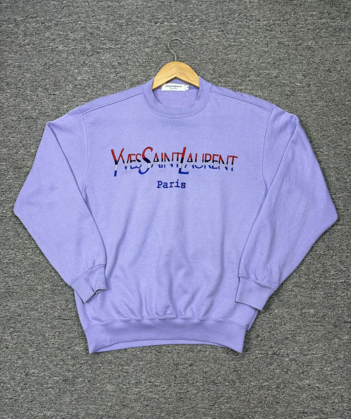 Yves Saint Laurent Vintage Yves Saint Laurent Sweatshirt Crewneck Spellout