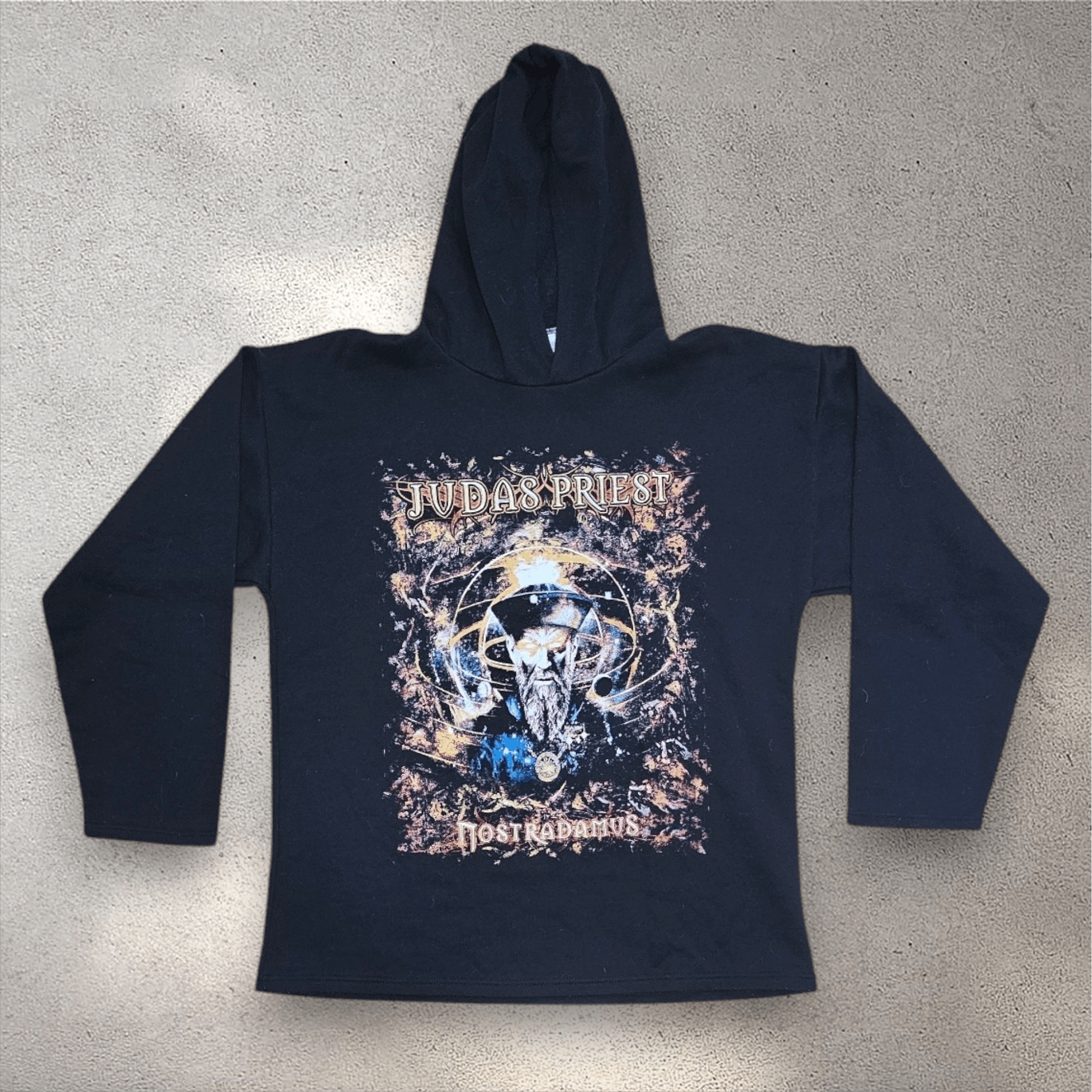 Band Tees Judas Priest Nostradamus Vintage Hoodie Sweatshirt | FlexRushtees.com