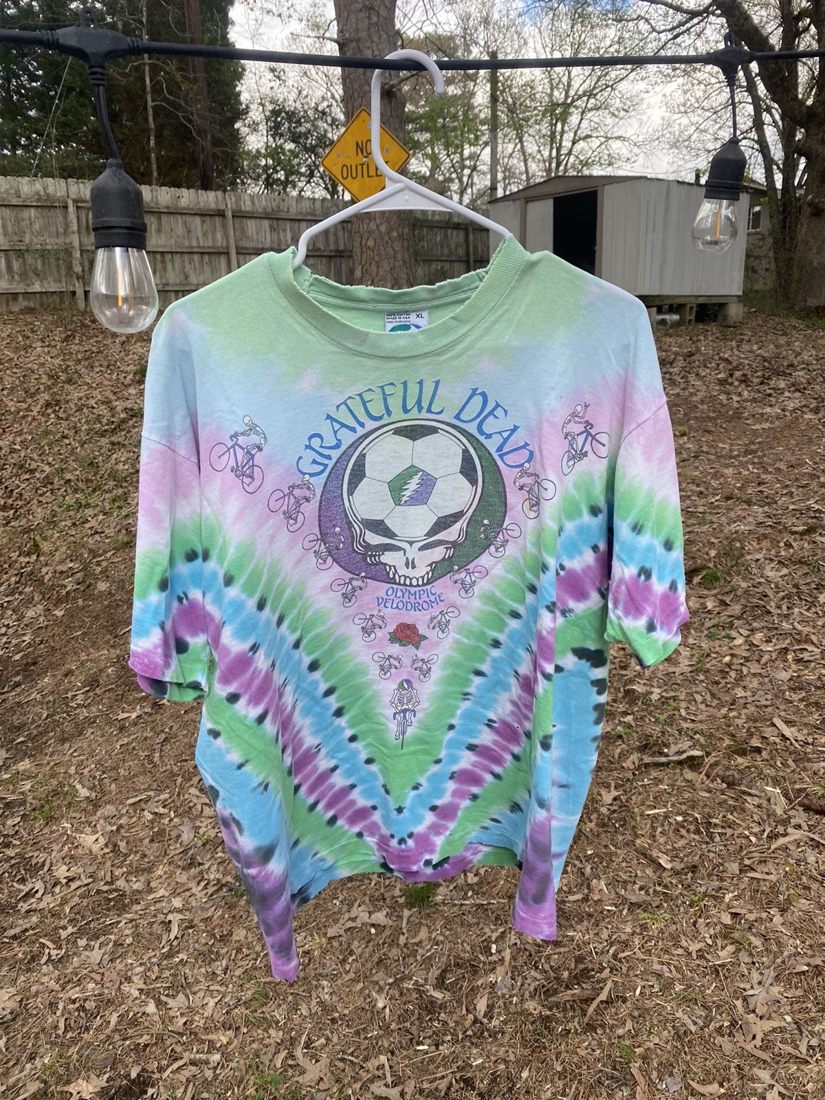 Vintage Grateful Dead Soccer Olympic Velodrome Tee 1990 Hoodie, Sweatshirt | FlexRushtees.com