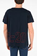 Paul Shark Greg Lauren X Paul Shark Gl 20 Embroidered Oversized Tee Hoodie, Sweatshirt | FlexRushtees.com