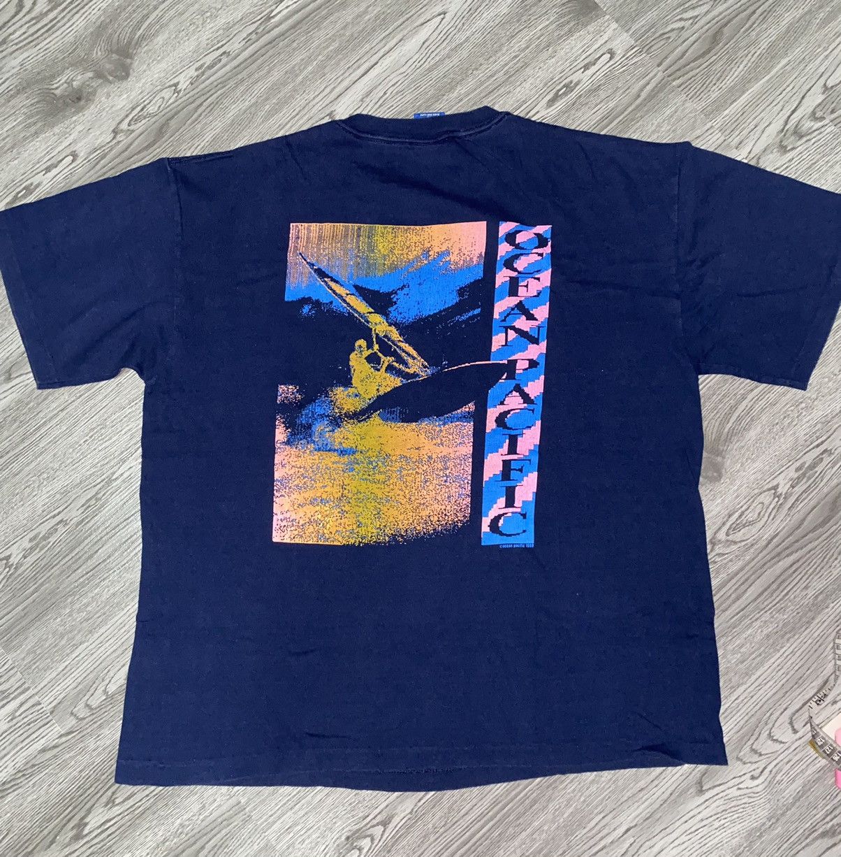 Vintage Rare Piece 80 S Tee Ocean Pacific