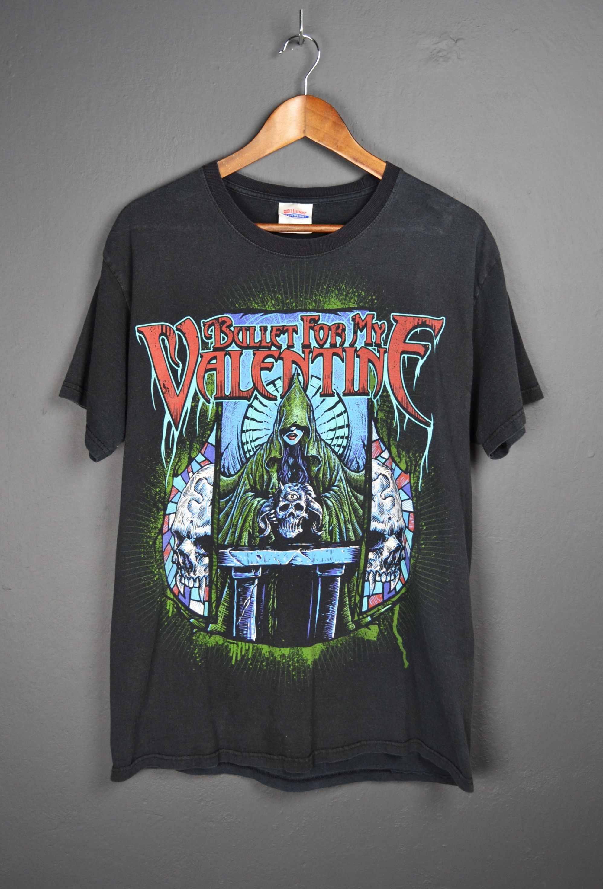 Band Tees Bullet For My Valentine 2000s Vintage T Shirt L