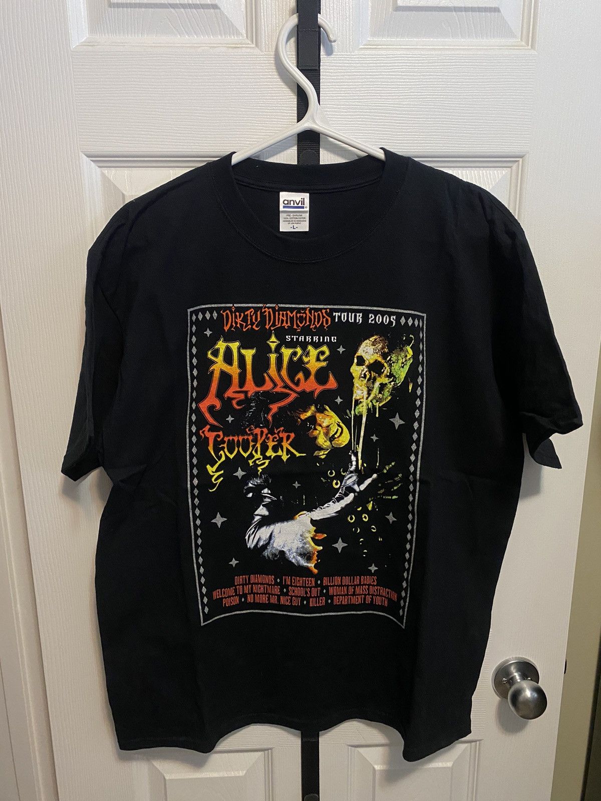 Band Tees X Vintage 2005 Alice Cooper Dirty Diamonds Tour Tee