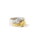 Hysteric Glamour 2000s Japanese Made Knotty Mesh Metal Ring