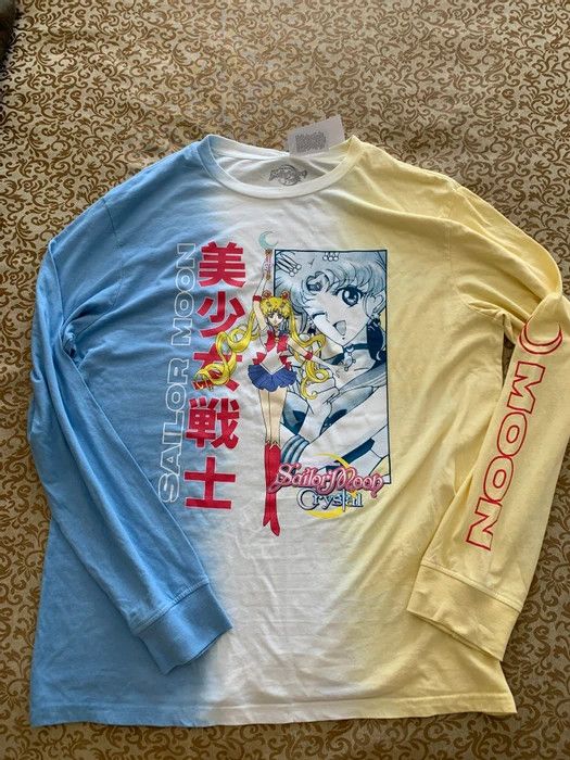 Vintage Deadstock Sailor Moon Crystal Tie Dye Anime Ls Tee