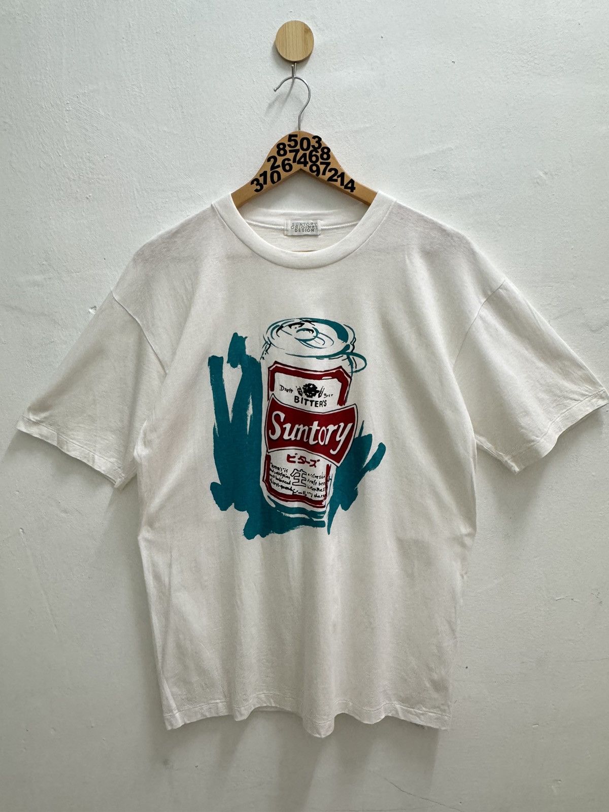 Vintage 90 S Suntory Original Design Beer Bitters Tee Hoodie, Sweatshirt | FlexRushtees.com