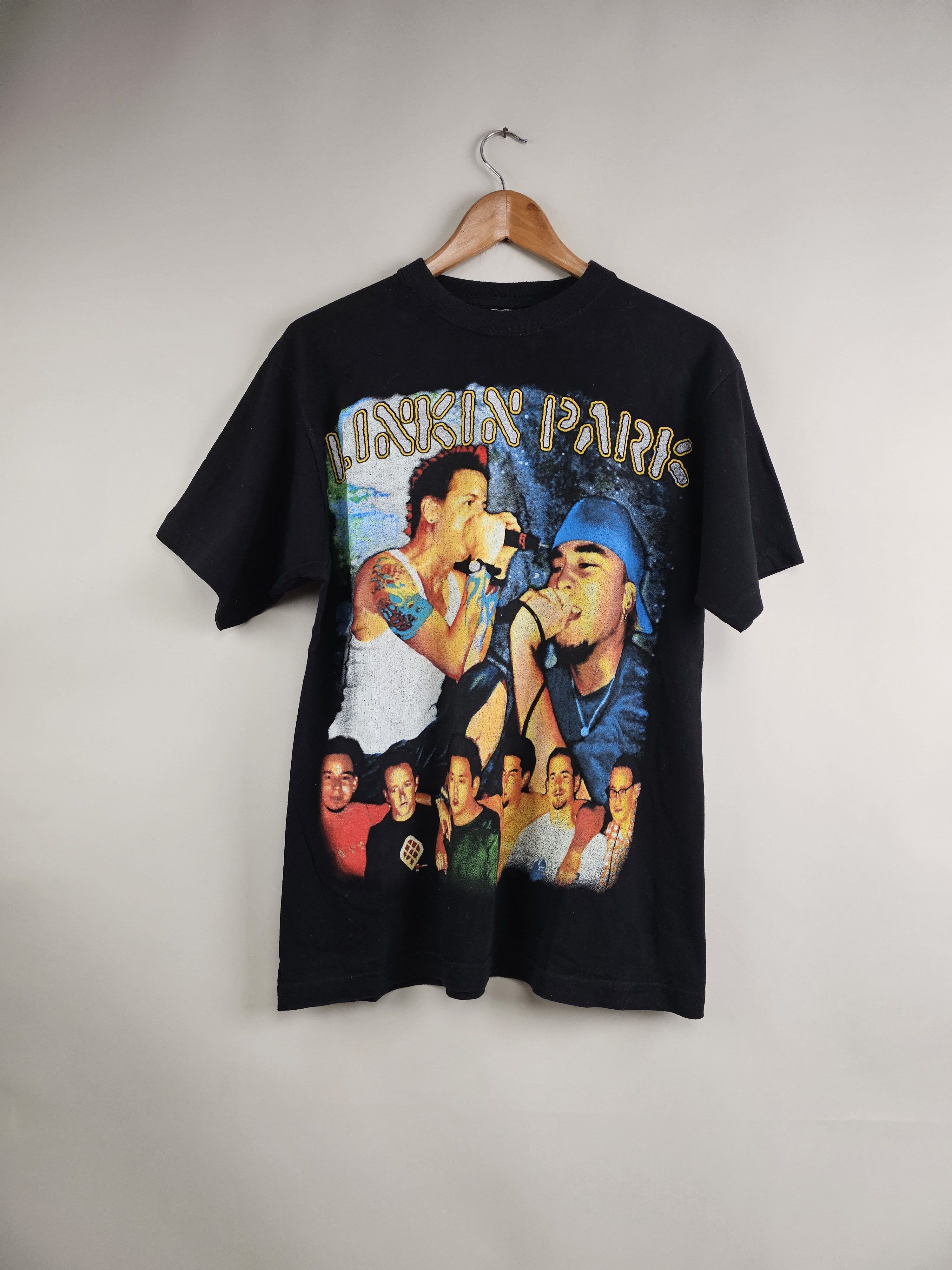 Vintage Early 2000 Linkin Park Rap Tee M 20 5 27 5 Hoodie, Sweatshirt | FlexRushtees.com