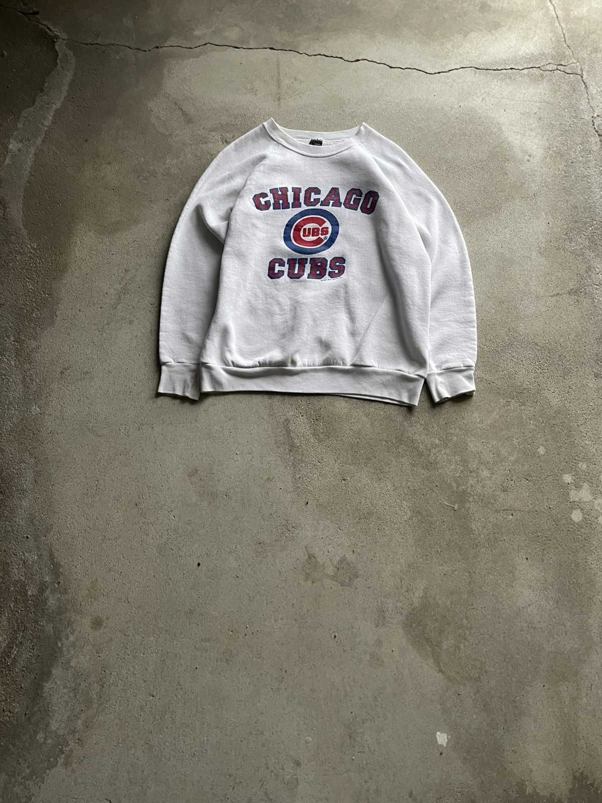 Vintage Chicago Cubs Raglan Crewneck