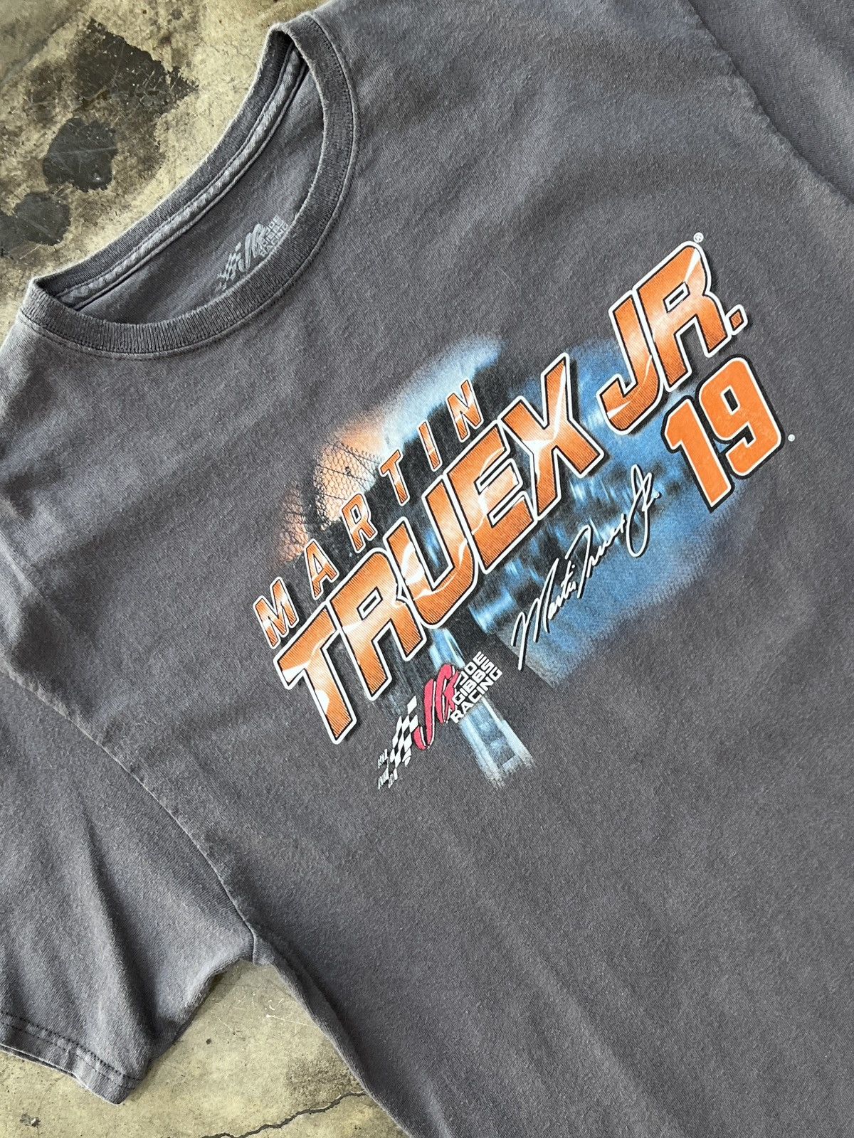 Vintage Nascar Martin Truex Jr Cup Series Racing Tee Large Hoodie, Sweatshirt | FlexRushtees.com