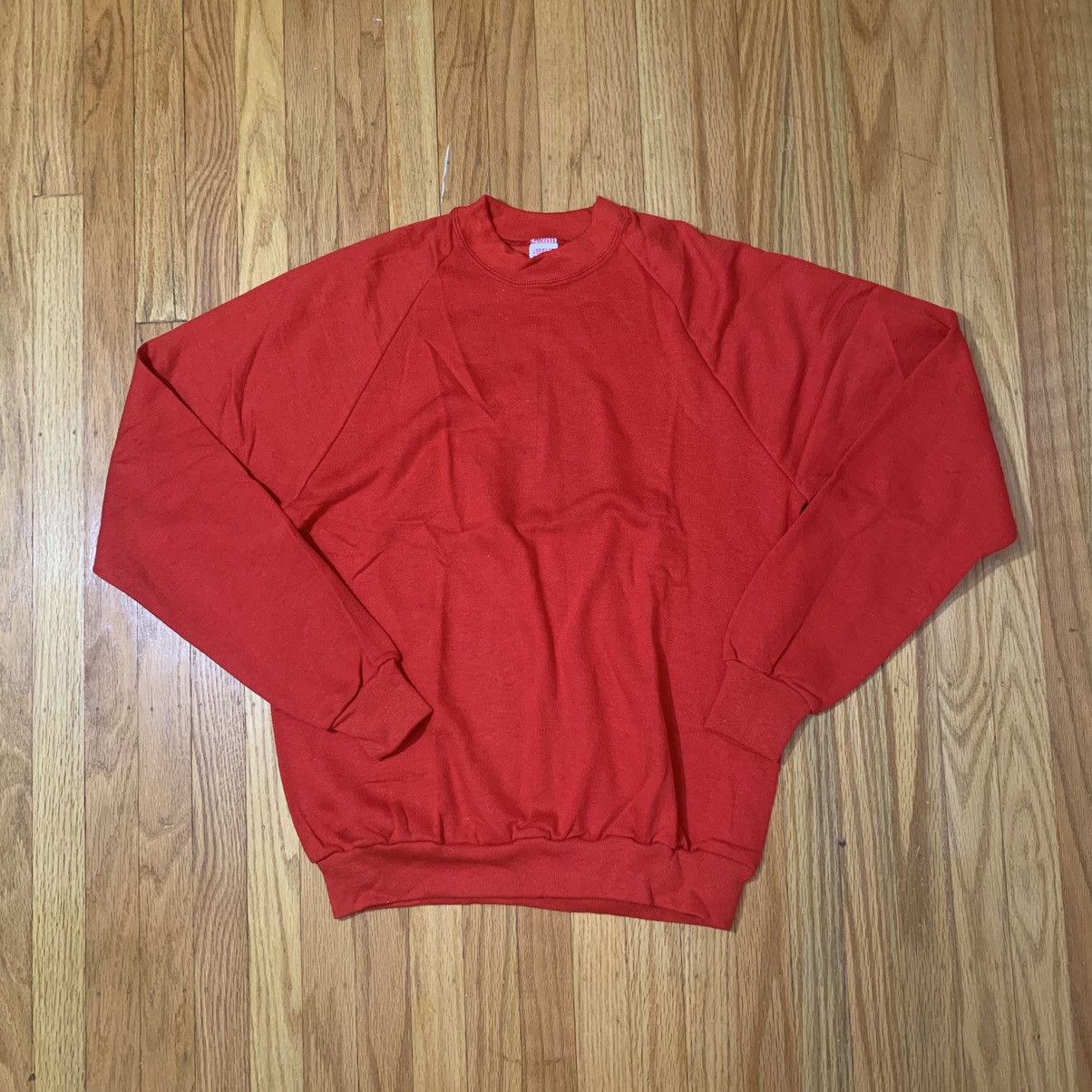 Vintage 1980 S Jerzees Red Blank Raglan Crewneck