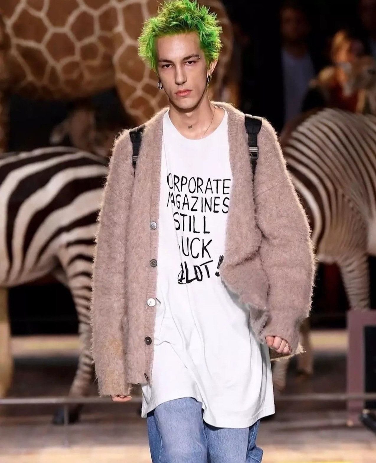 Vetements Fw19 Corporate Magazines Kurt Cobain Shirt Hoodie, Sweatshirt | FlexRushtees.com