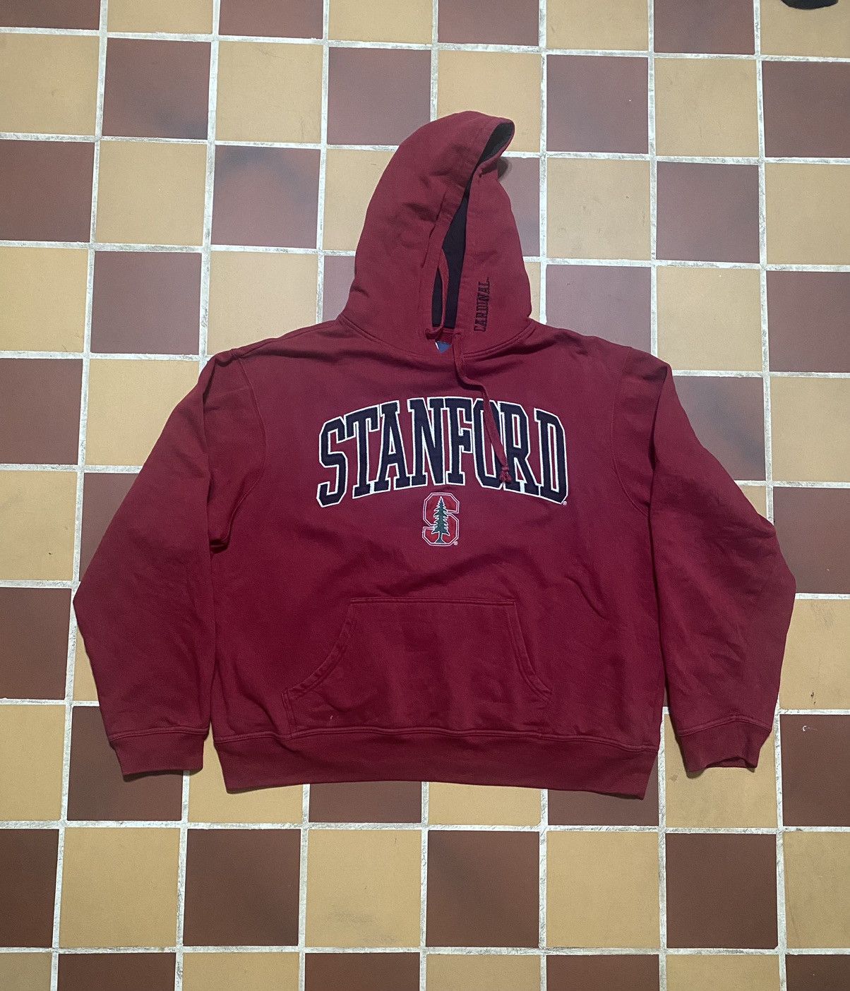 Vintage 90s Stanford Boxy Hoodie Xxl