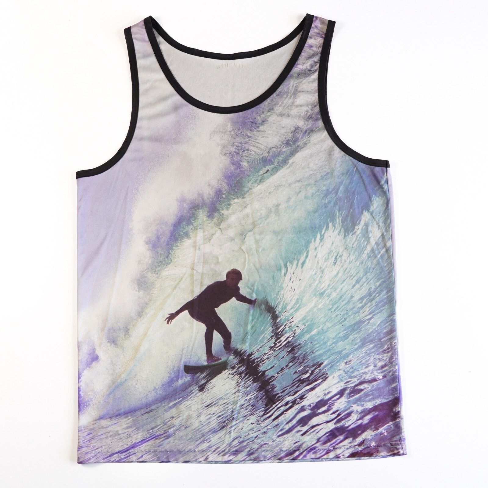 Other Ocean Wave Surfer Tank Top Surfing Sleeveless Beach T Shirt
