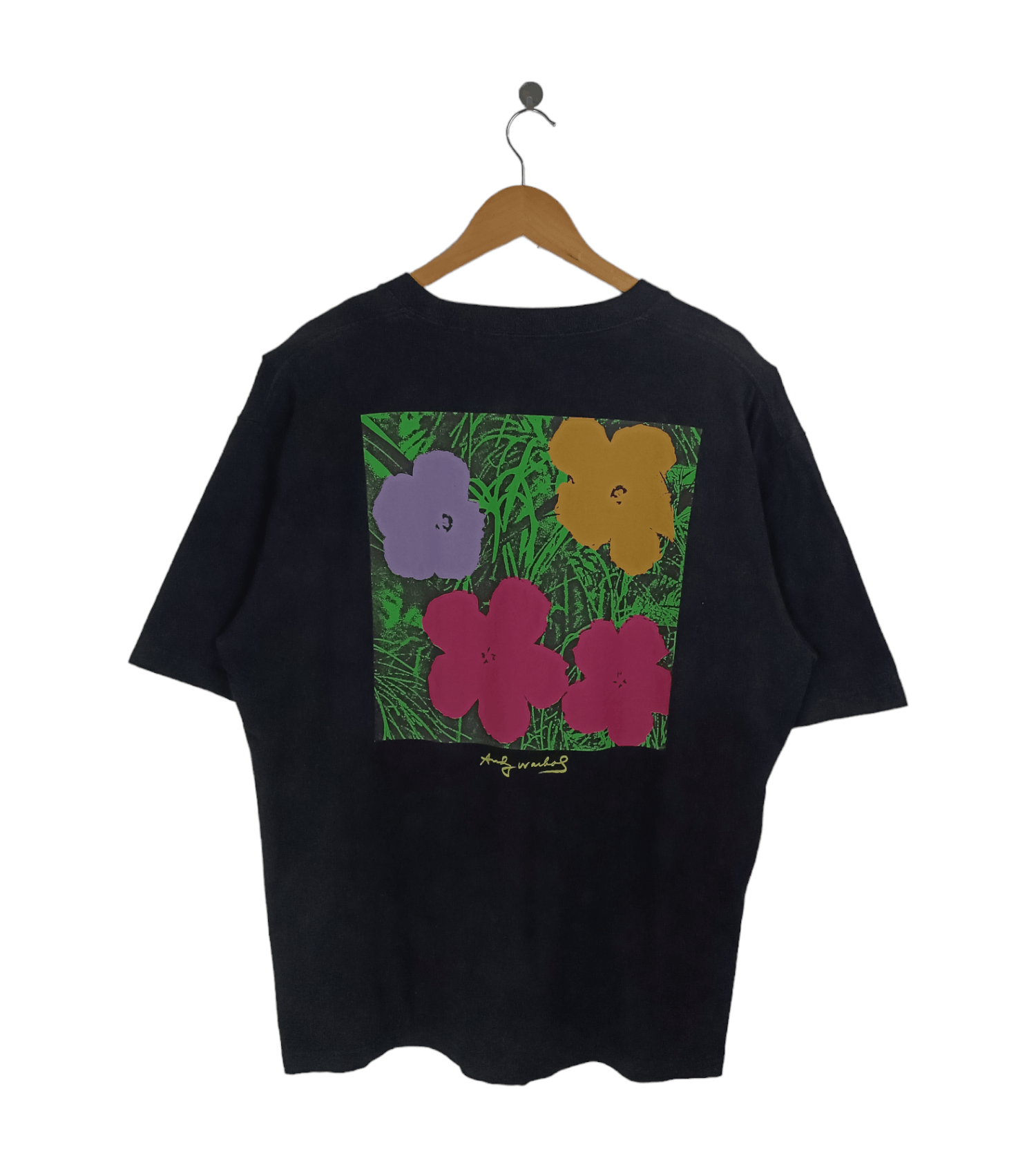 Warhol Vintage Andy Warhol Flowers Uniqlo Release Very Rare Art Tee Hoodie, Sweatshirt | FlexRushtees.com