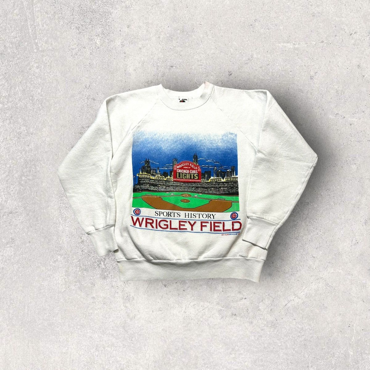 Mlb Vintage Chicago Cubs Wrigley Field Sweatshirt