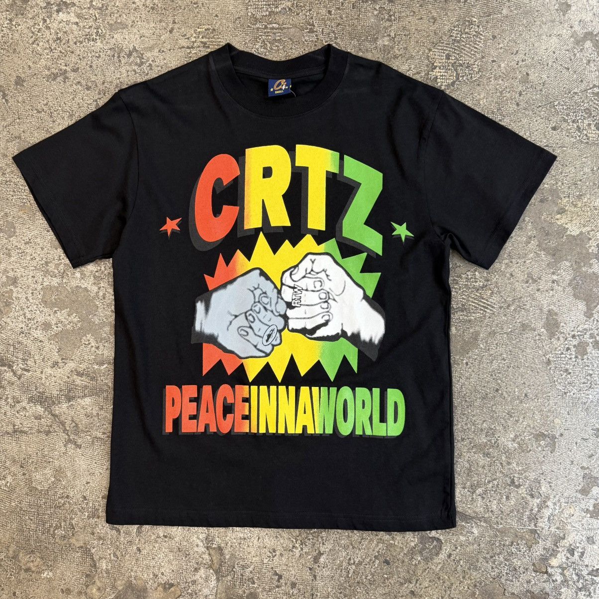Corteiz Cortiez Black Graphic Tee Hoodie, Sweatshirt | FlexRushtees.com