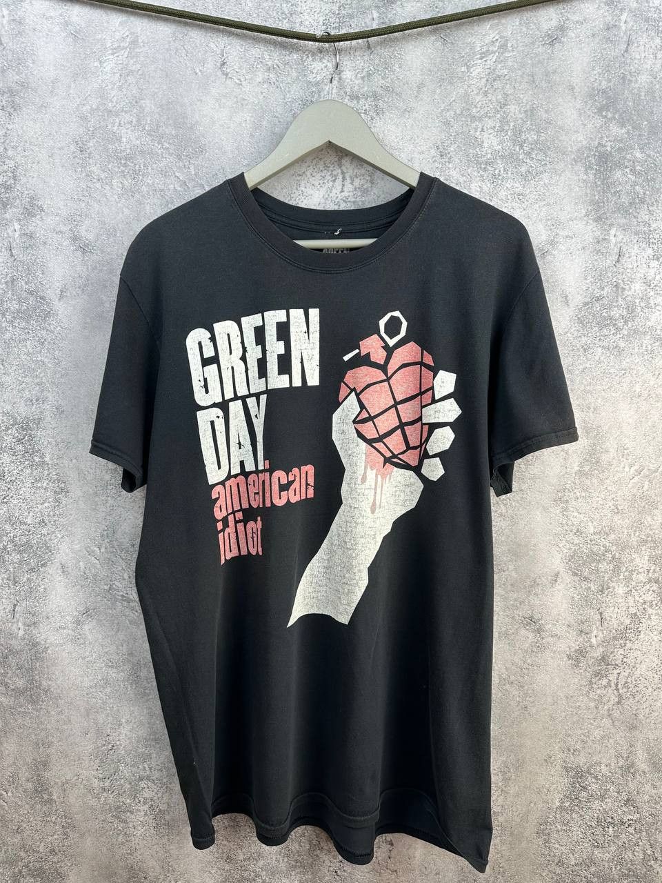Vintage Green Day American Idiot T Shirt Made In Uk By Rock Off Hoodie, Sweatshirt | FlexRushtees.com