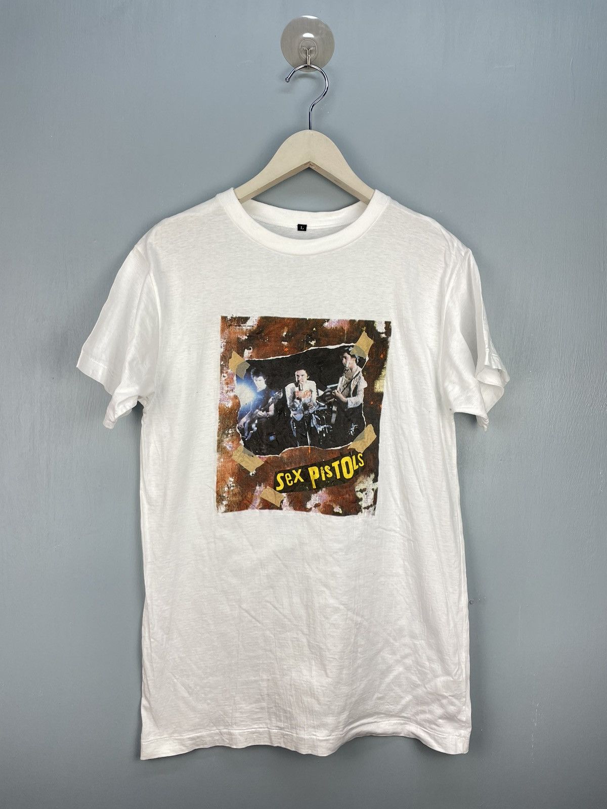 Band Tees Vintage 80s Sex Pistols Virgin Emi Limited Promo T Shirt Hoodie, Sweatshirt | FlexRushtees.com