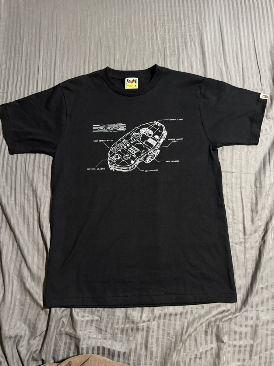 Bape Space Ship T Shirt