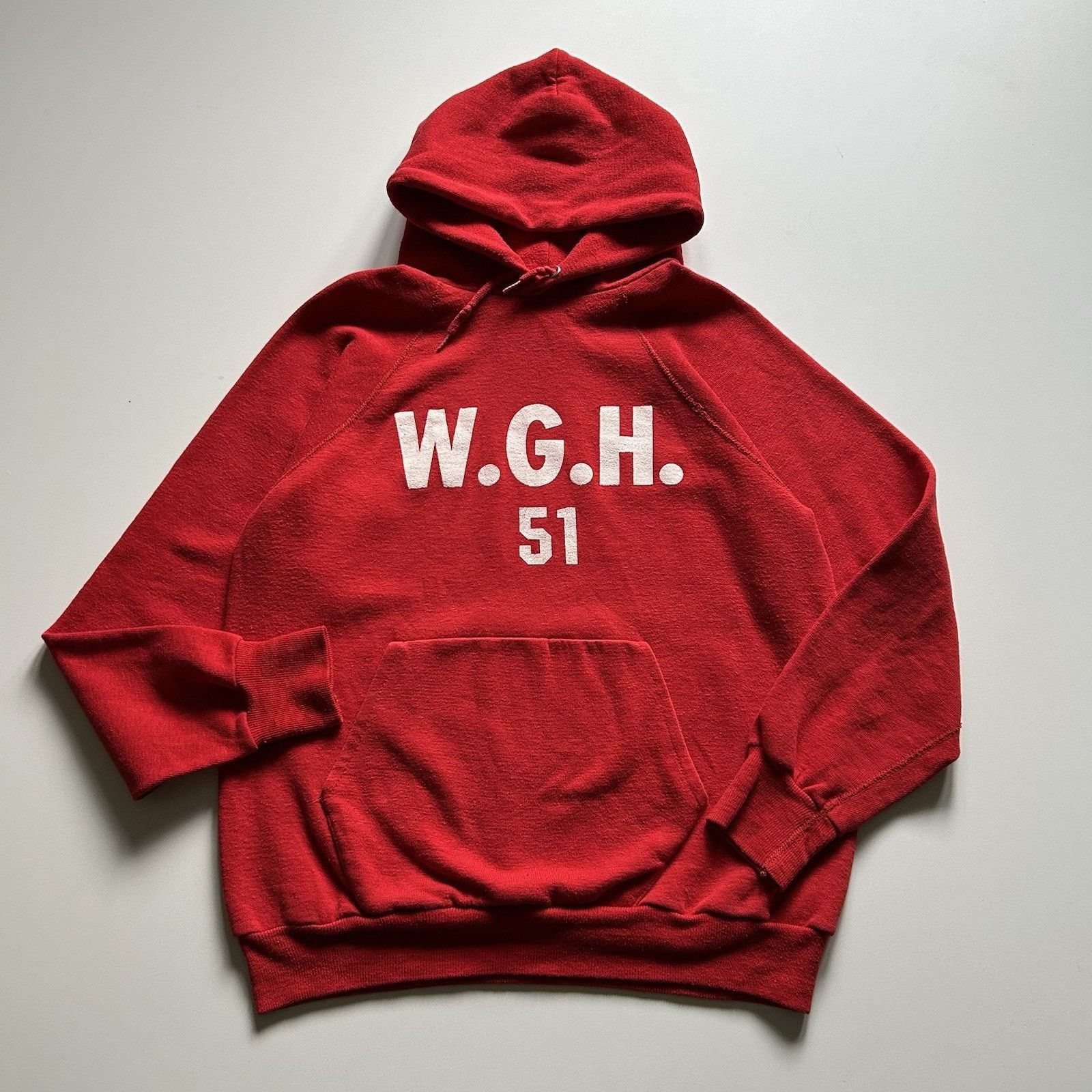 Vintage 70s Basic Hoodie Medium Made In Usa H Wolf Sons T-Shirts, Sweatshirt | FlexRushtees.com
