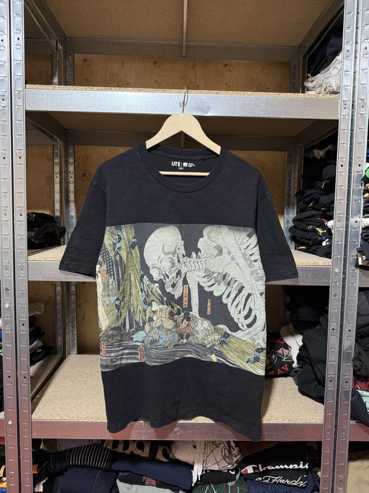 Japanese Brand X Uniqlo Uniqlo Museum Of Fine Arts Boston Skeleton T Shirt Y2k Hype Hoodie, Sweatshirt | FlexRushtees.com