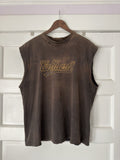 Sun Faded Carhartt Script Spellout Cutoff Tee Hoodie, Sweatshirt | FlexRushtees.com