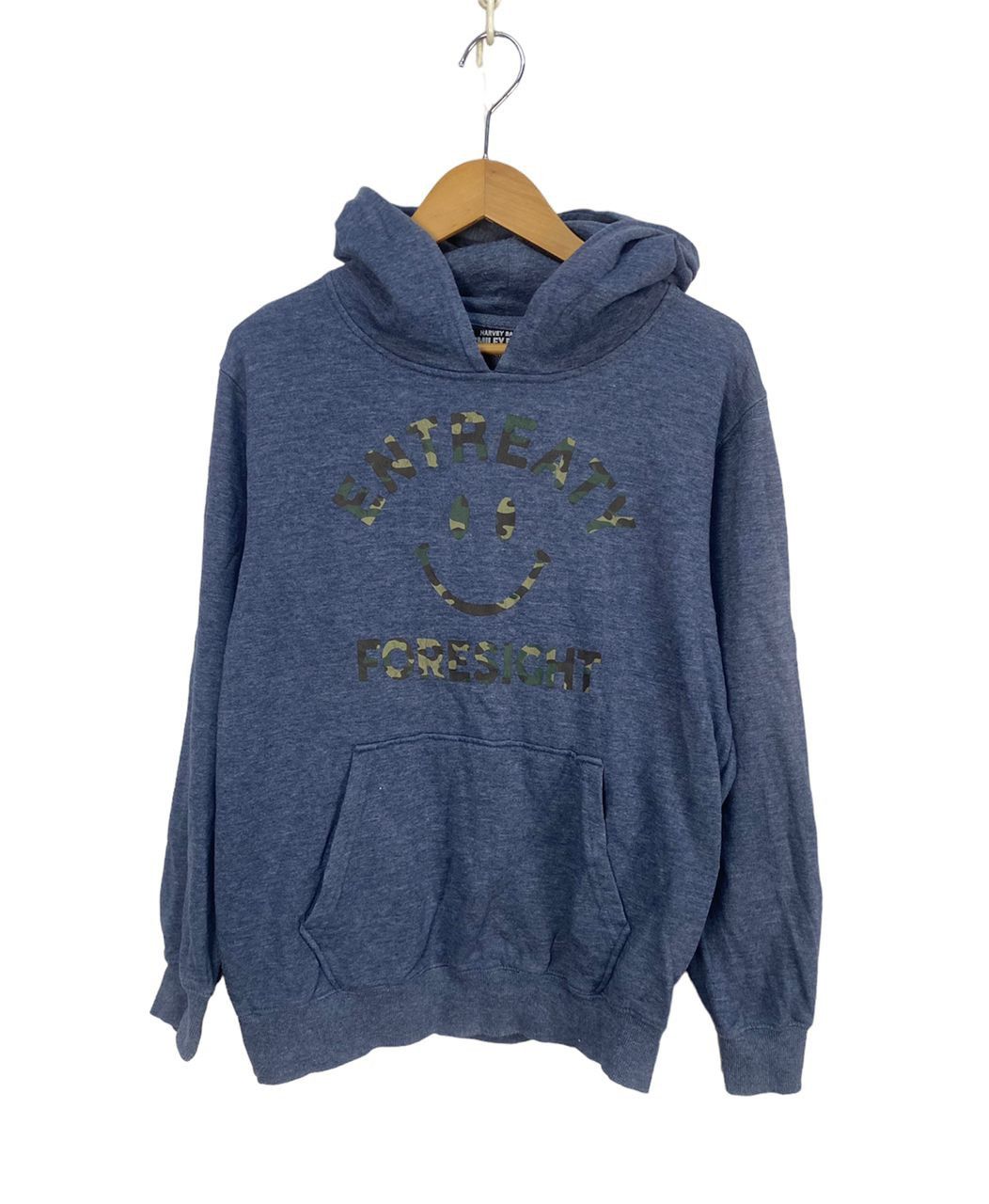 Japanese Brand Smiley Face Printed Hoodie Pullover