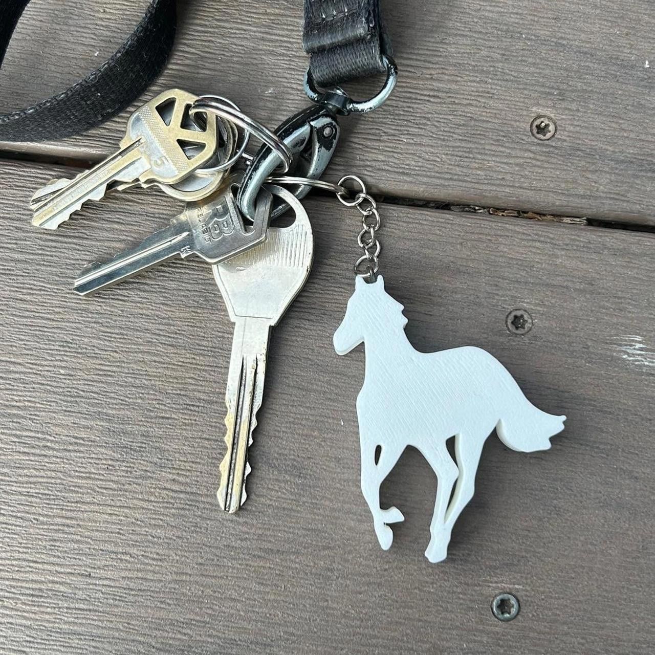 Designer Deftones White Pony Custom Keychain Charm