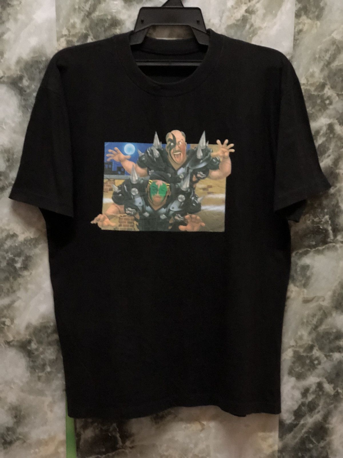 Vintage 90s Hellraisers Japan Pro Wrestling Tee Hoodie, Sweatshirt | FlexRushtees.com