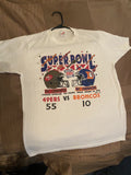 Vintage 1990 49ers Vs Broncos Superbowl Shirt