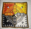Other Hanblechia Designs Melvin War Eagle 100 Silk Scarf Native