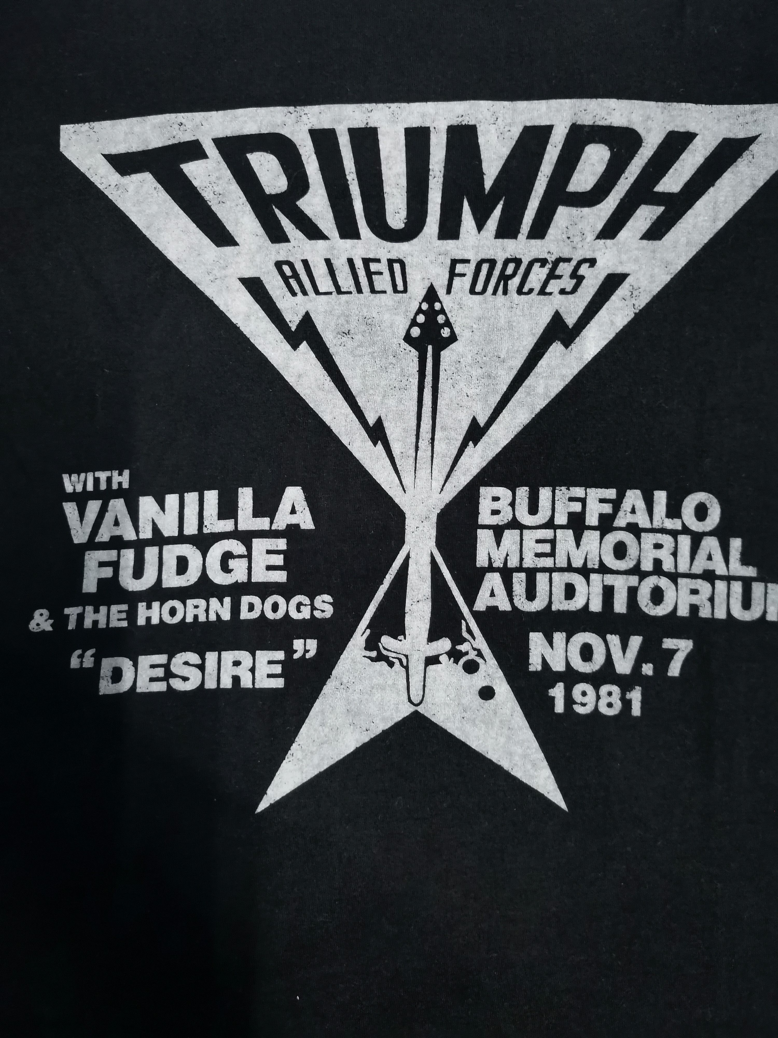 Band Tees Triumph Allied Forces Tour Band Tee Heavy Metal Sepultura Hoodie, Sweatshirt | FlexRushtees.com