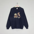 Vintage Hanes Activewear Graphic Embroidery Logo Sweatshirt