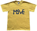 Vintage 2000s Move T Shirt Yellow Size Small Y2k