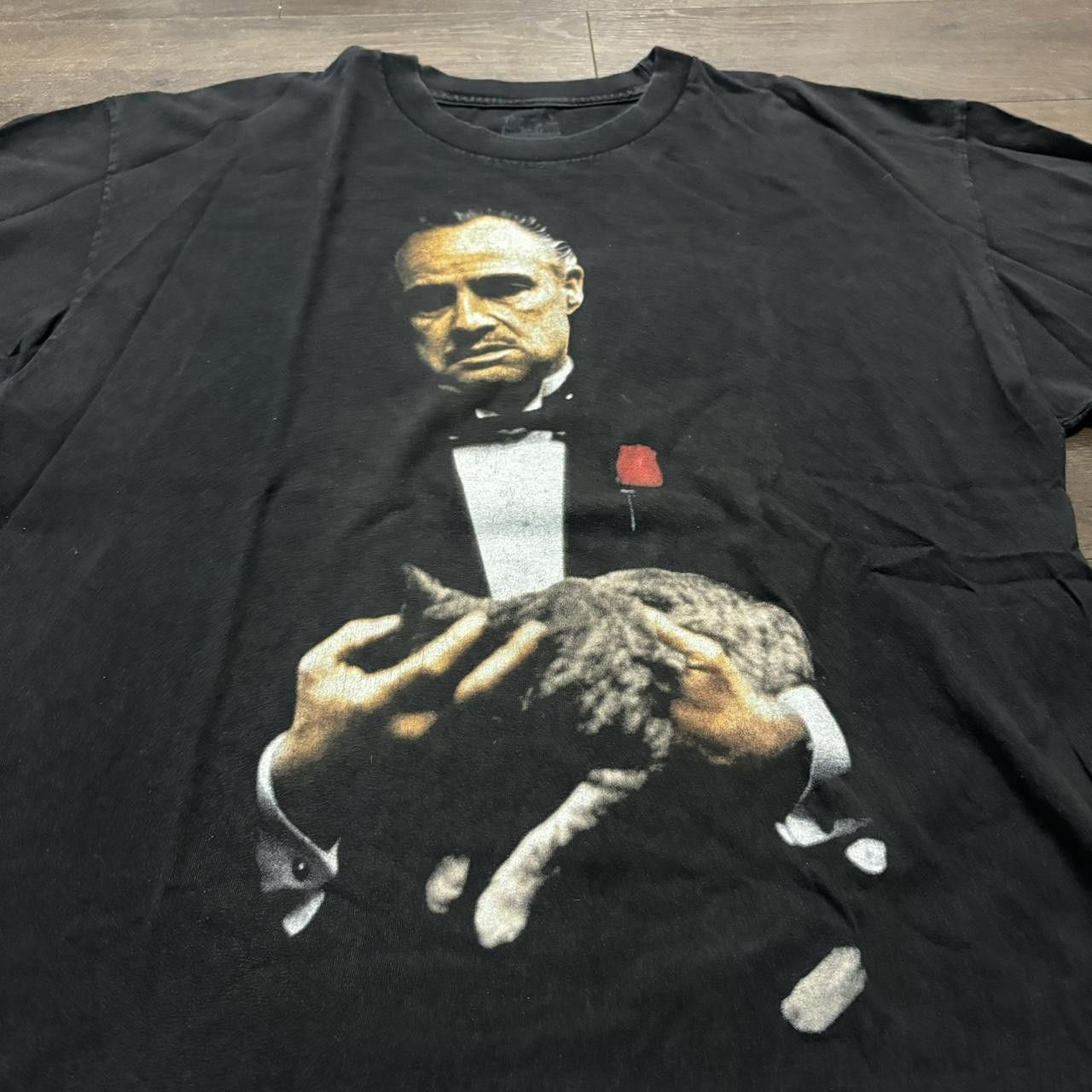 Designer The Godfather Keep Your Friends Close T Shirt Xl 00s Rare Hoodie, Sweatshirt | FlexRushtees.com