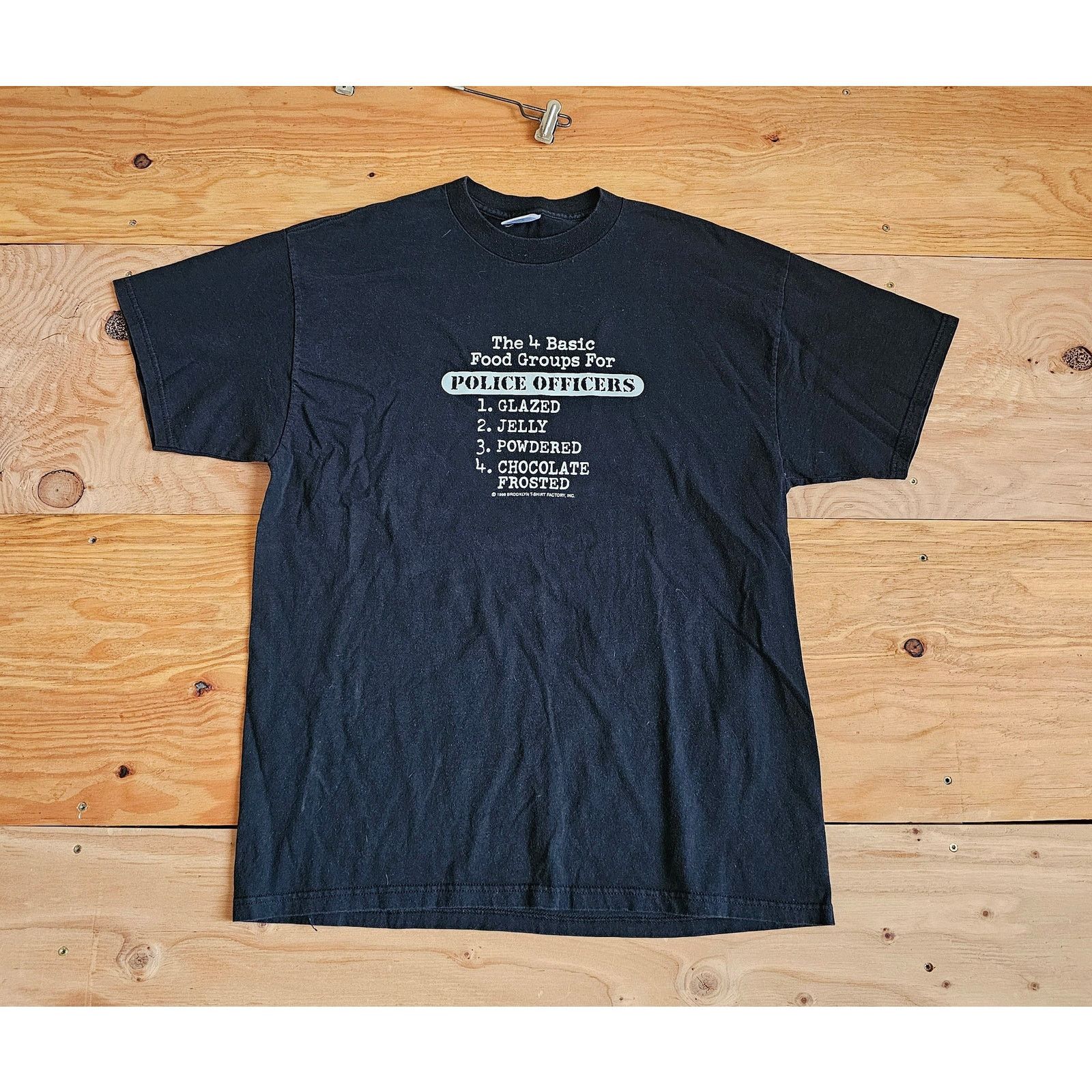 Delta 90s Police Doughnuts T Shirt Funny Food Groups Sz Xl Hoodie, Sweatshirt | FlexRushtees.com