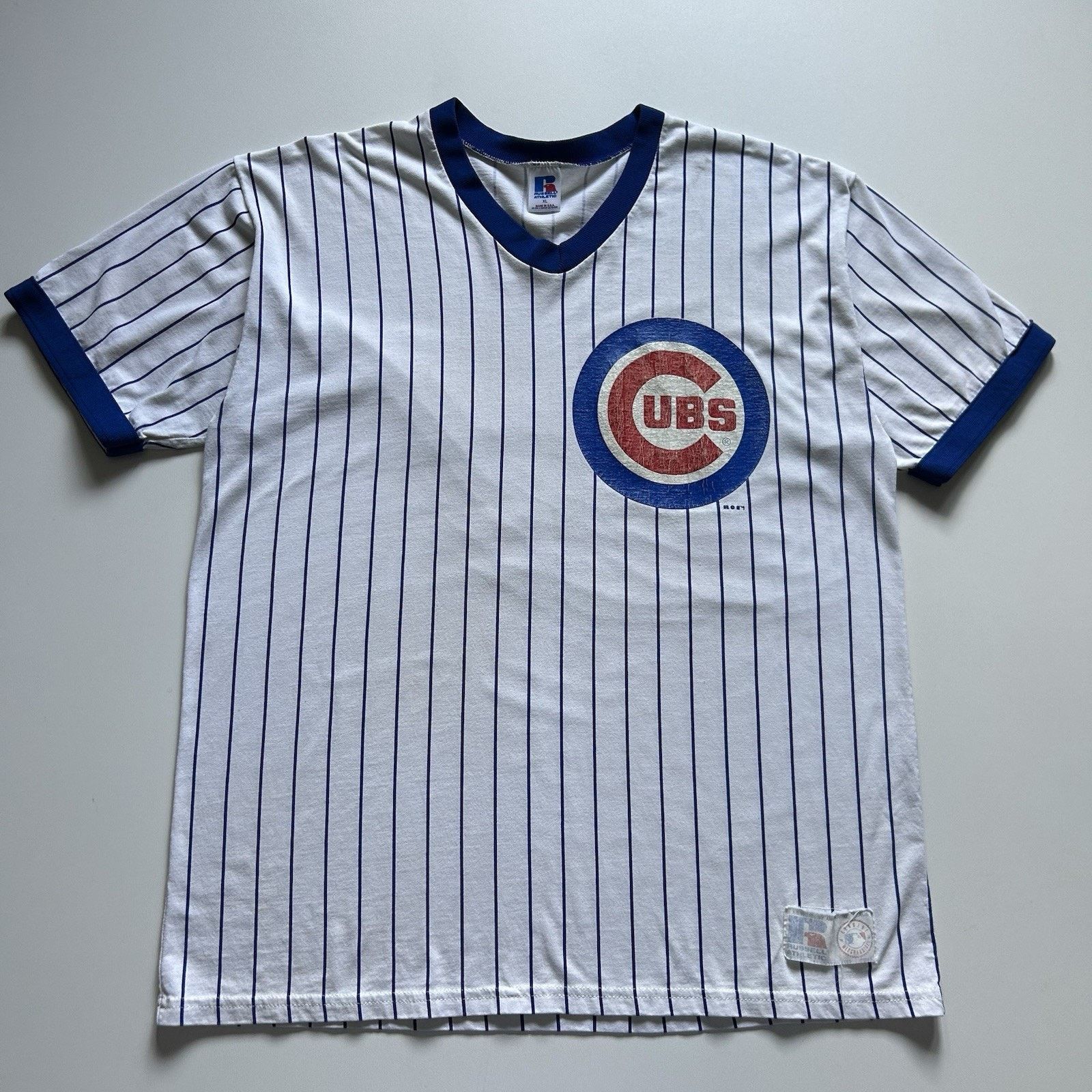 Mlb Vintage Chicago Cubs Russell Athletic Jersey 90s Mlb Xl Rare