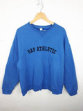 Gap Athletics Sweater Blue Sweatshirt Big Logo Winter Wear Street Fashion Town Swagger Size L Au T-Shirts, Hoodie