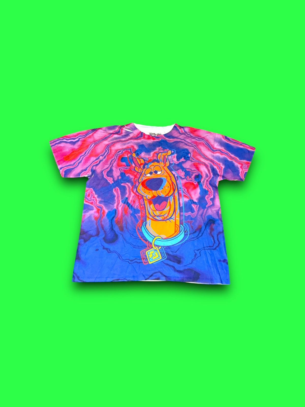 Other Zooted Scooby Doo Psychedelic Graphic T Shirt Men S Large