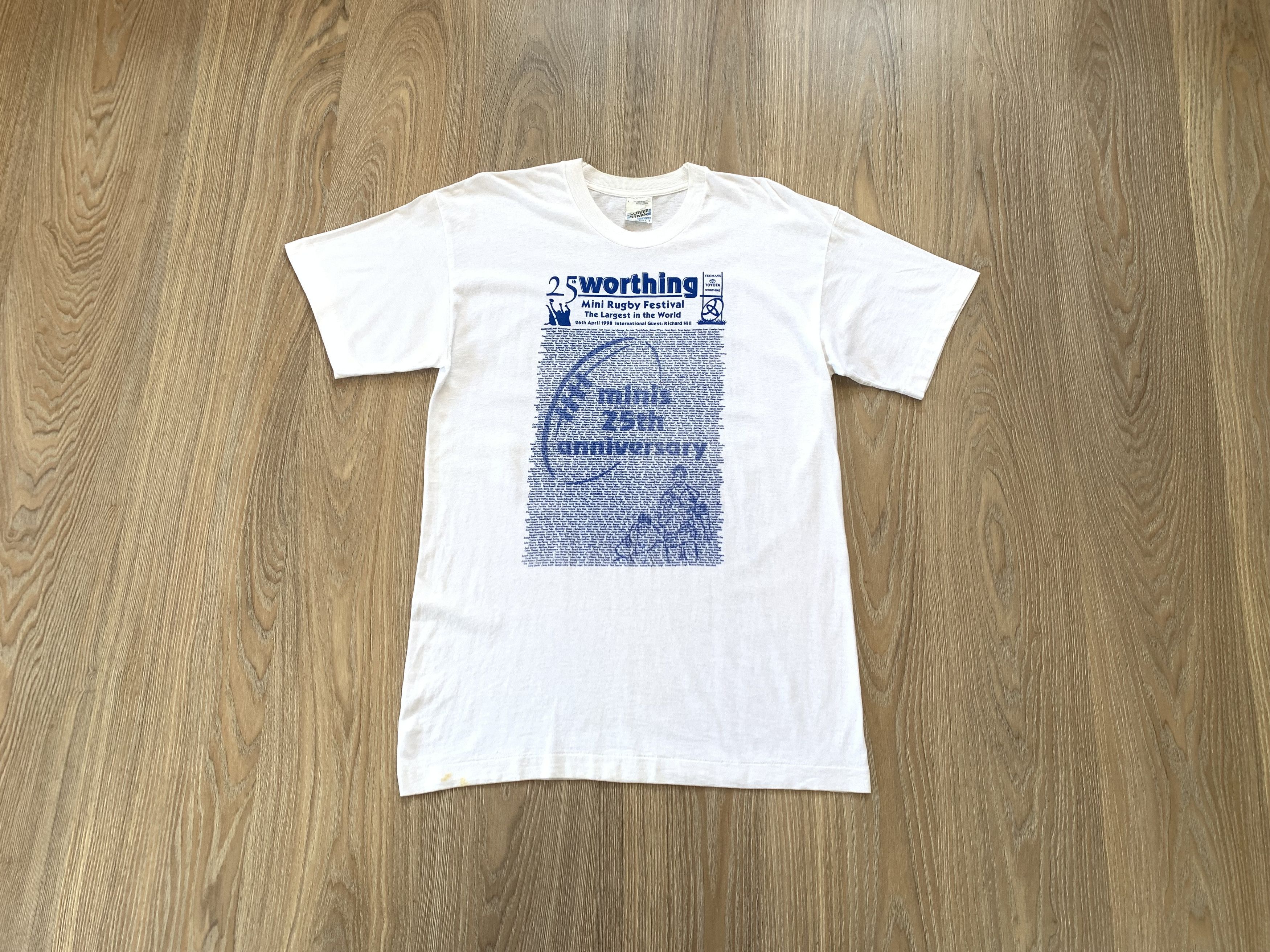 Vintage Screen Stars Rugby Festival T Shirt 1998