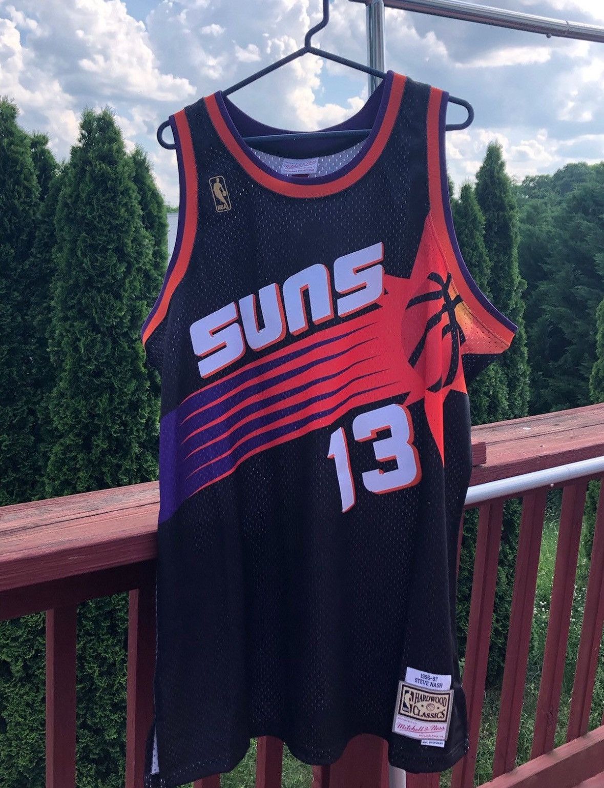 Ness Mitchell Ness Steve Nash Sun S Jersey