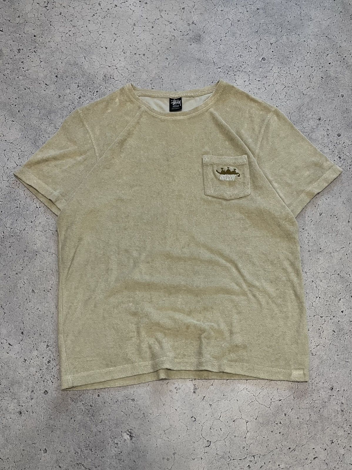 Vintage Velour Stussy Tee Logo Vintage Hoodie, Sweatshirt | FlexRushtees.com
